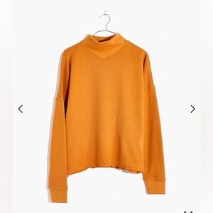 Madewell Hemp-Cotton Mockneck Sweatshirt